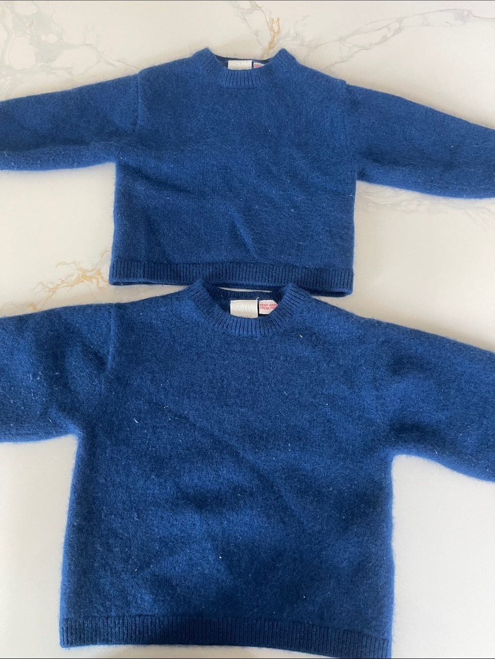 Zara Kids Dark Blue Crewneck Sweaters - price for each.